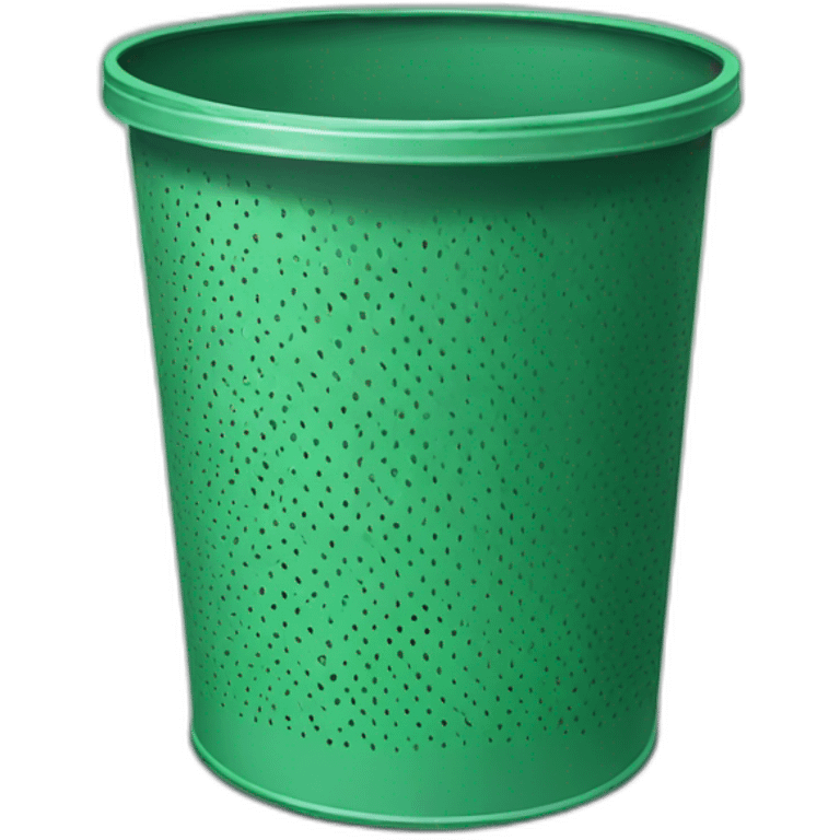 light Green Metal Trash Can emoji