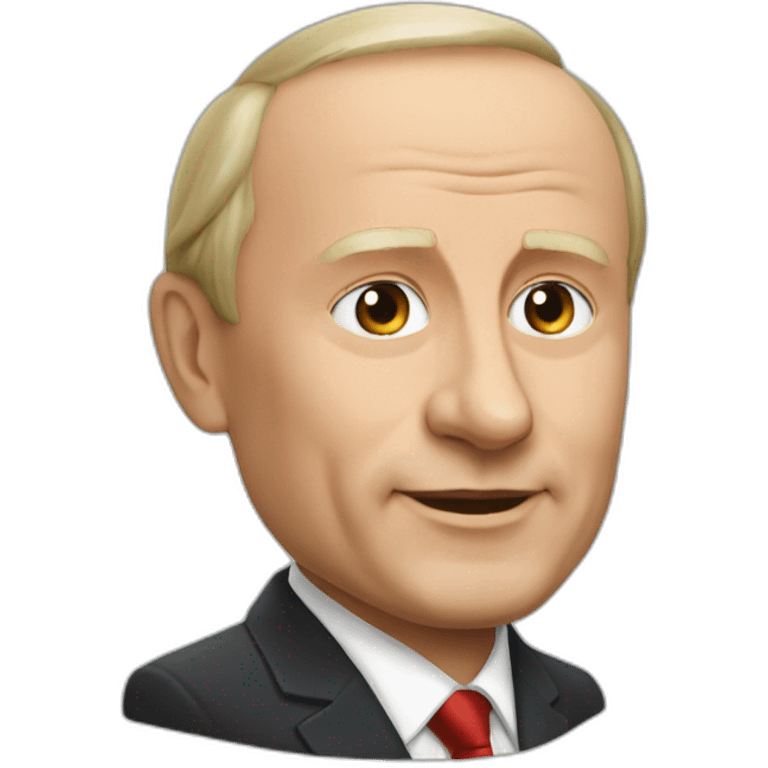 Vladimir Poutine sur ours emoji