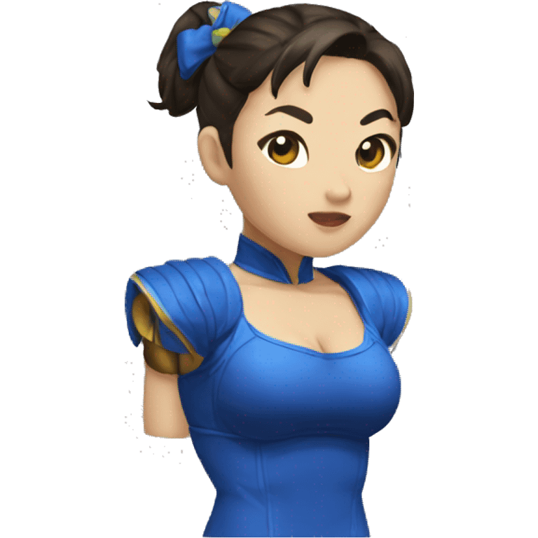 Chun li from street fifhter emoji