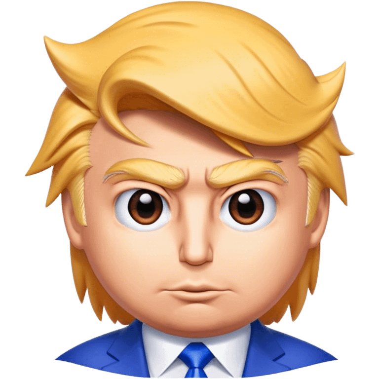 Donald trump as sonic emoji