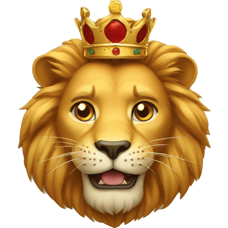 Cat king lion emoji