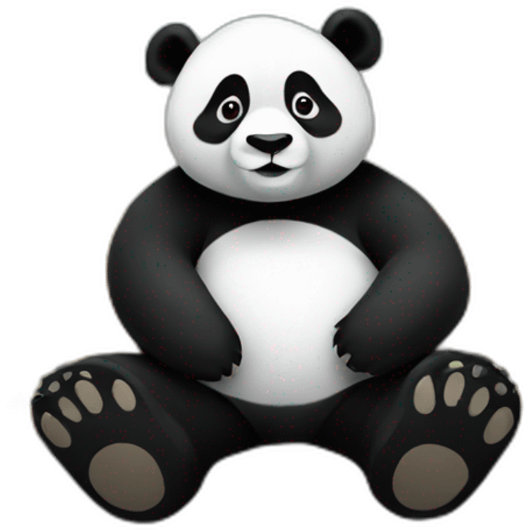 panda in the subway emoji