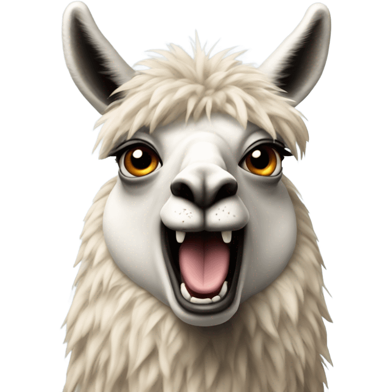 angry lama emoji