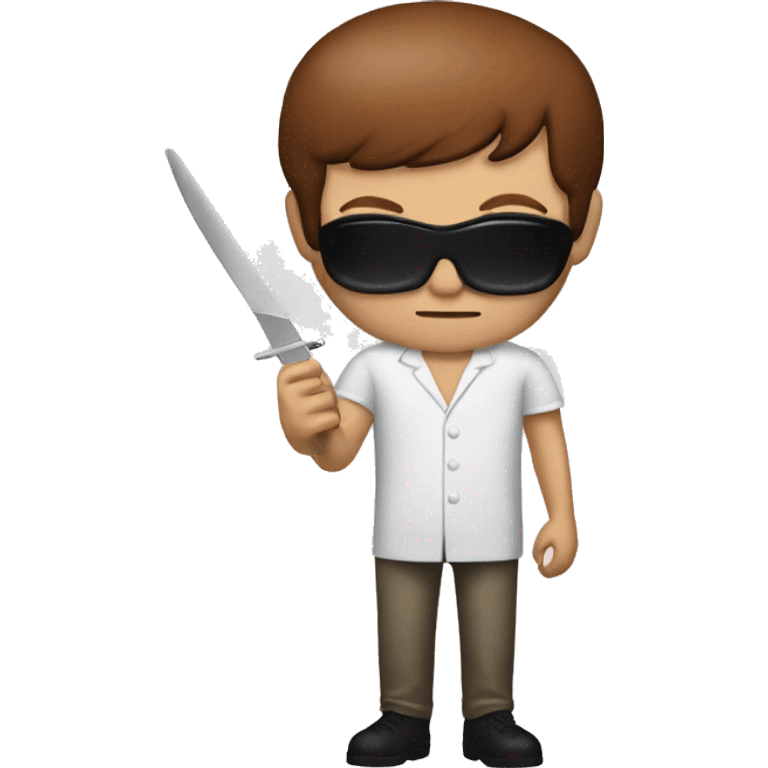 dexter morgan with needle emoji