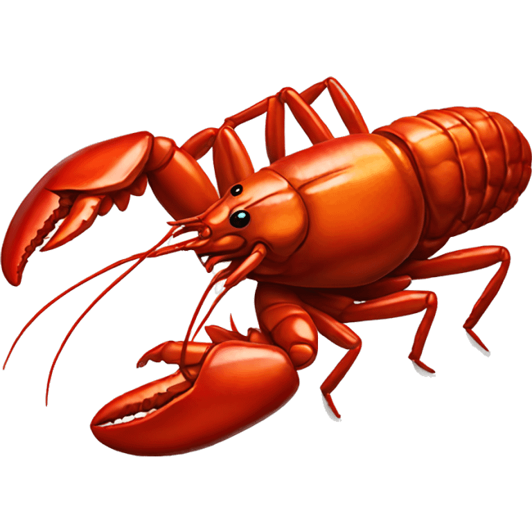 Realistic cooked crawfish  emoji