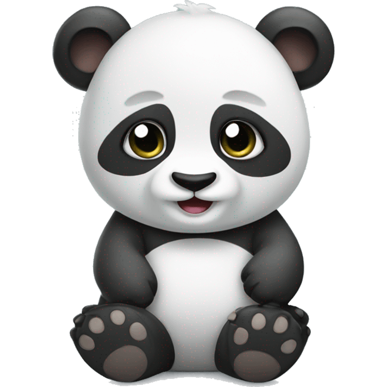 Cute panda emoji