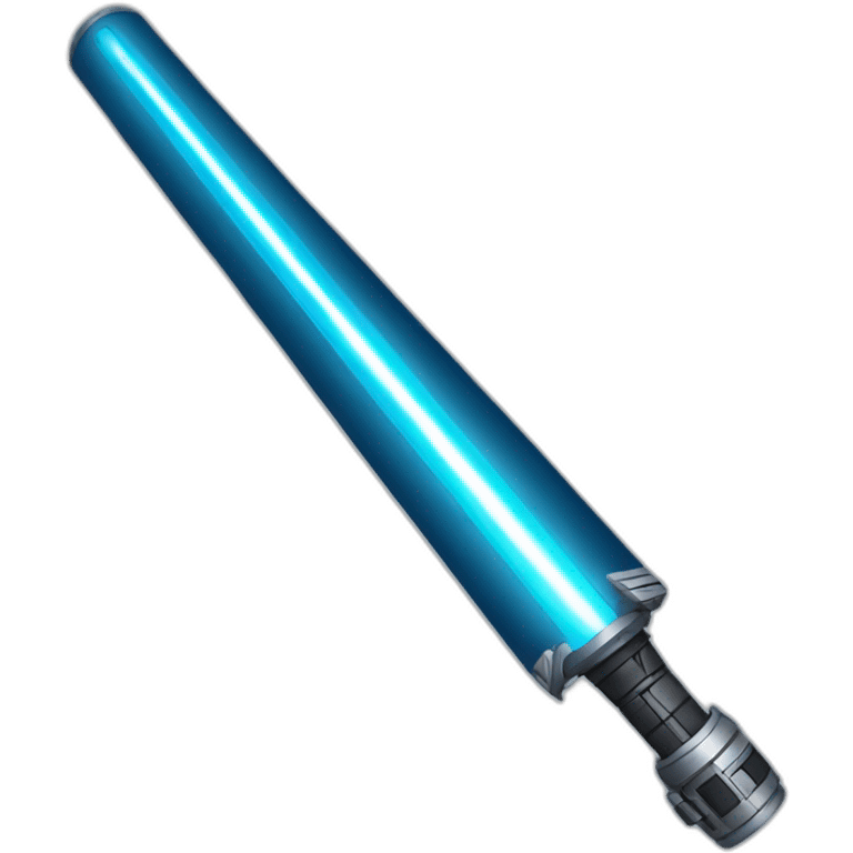 Star Wars lightsaber blue emoji