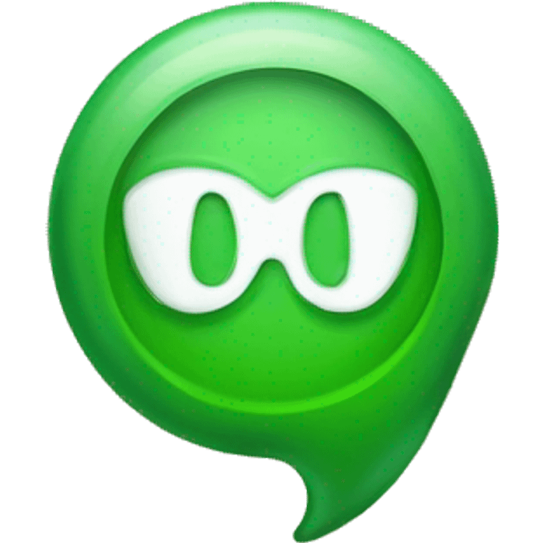 Green tick of whatsapp emoji