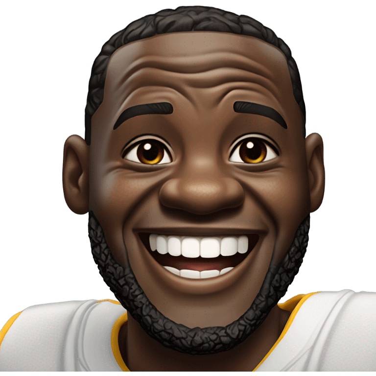 LeBron James Laughing emoji