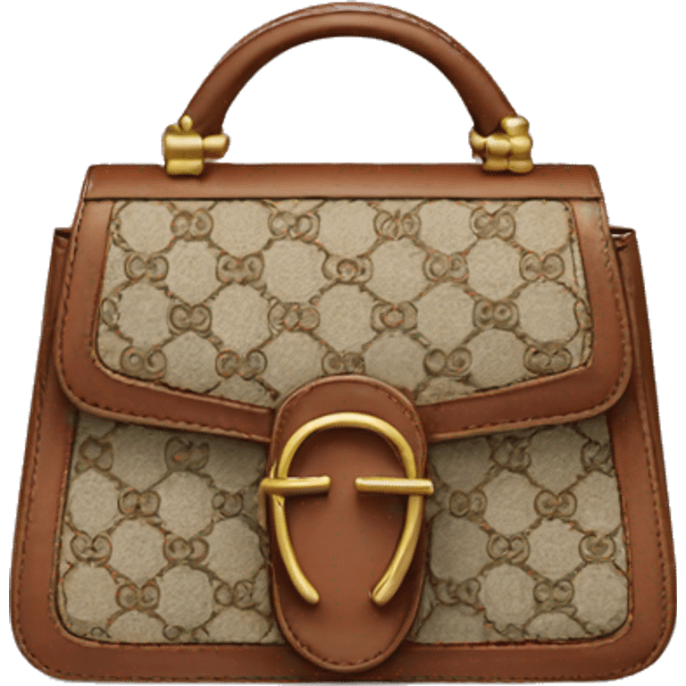 Gucci handbag emoji