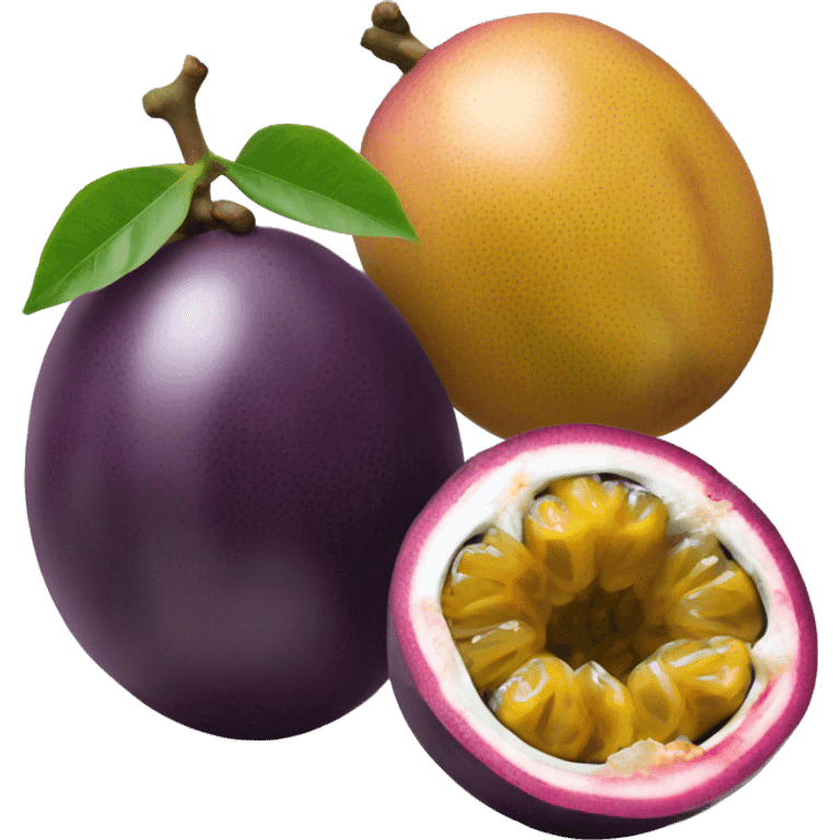 two passion fruits emoji