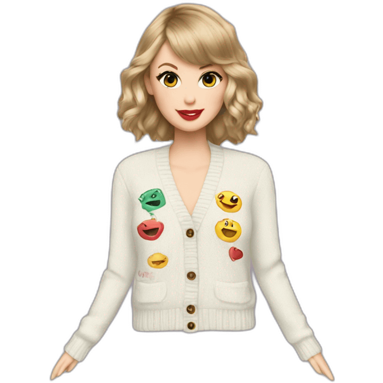 Taylor swift cardigan emoji