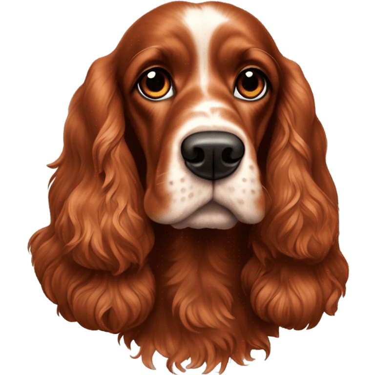 red english cocker spaniel emoji