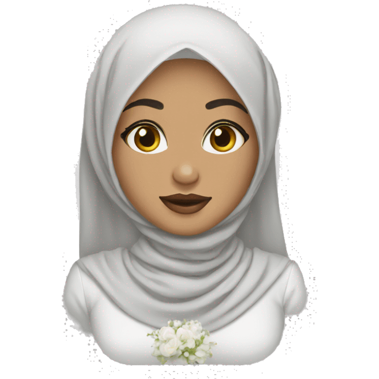 hijab bride emoji