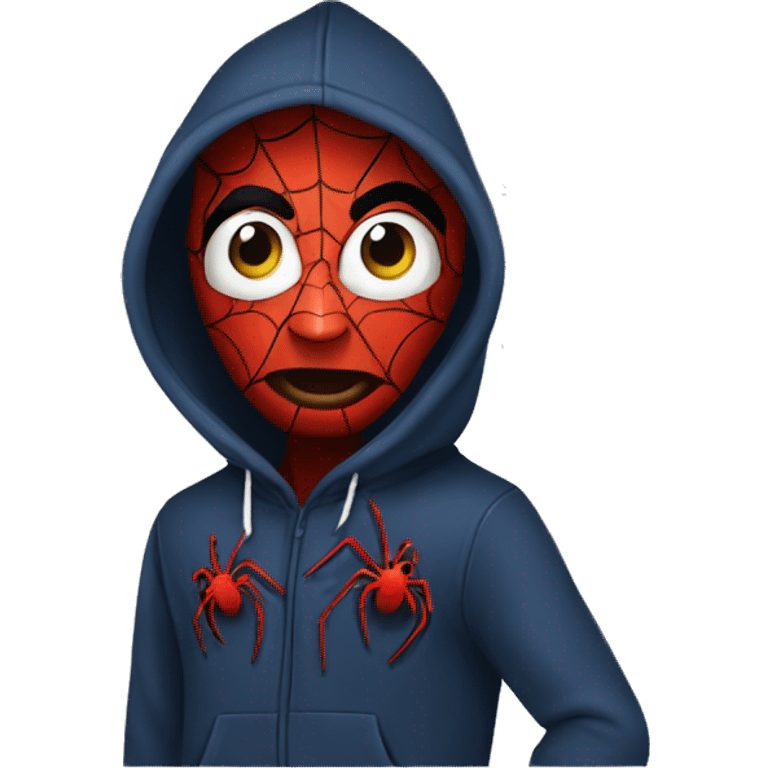 Spider hoodie  emoji