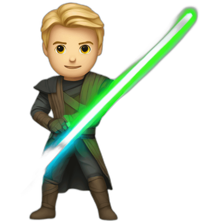 A lightsaber emoji