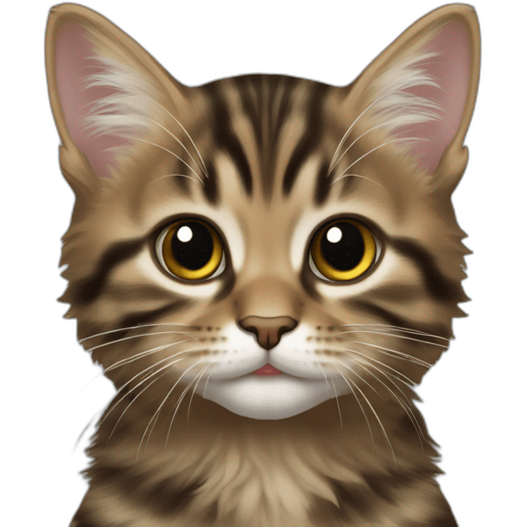 maincoon tabby kitten emoji