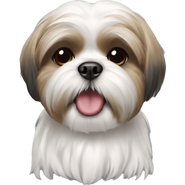 Shih tzu with underbite  emoji