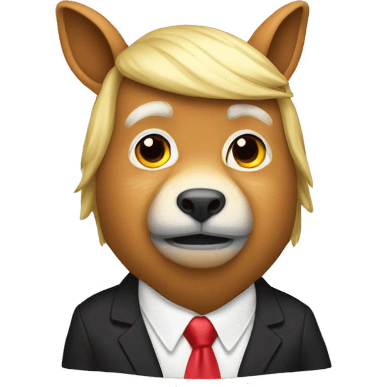 Donald Trump wearing Animal Costume  emoji