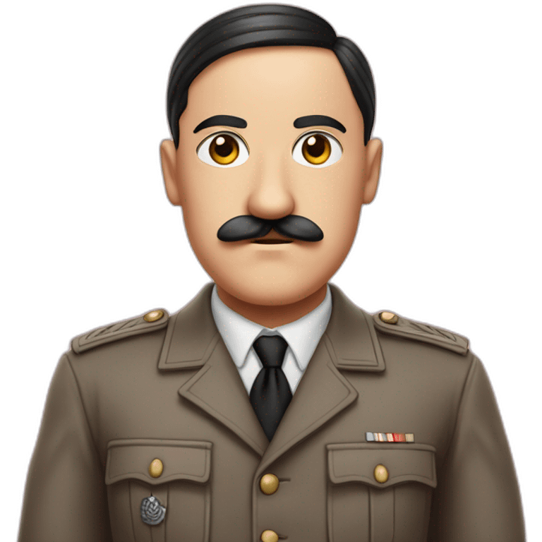 Hitler dans une tenue rose emoji