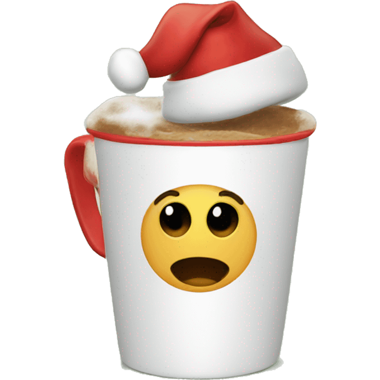 Christmas cup emoji