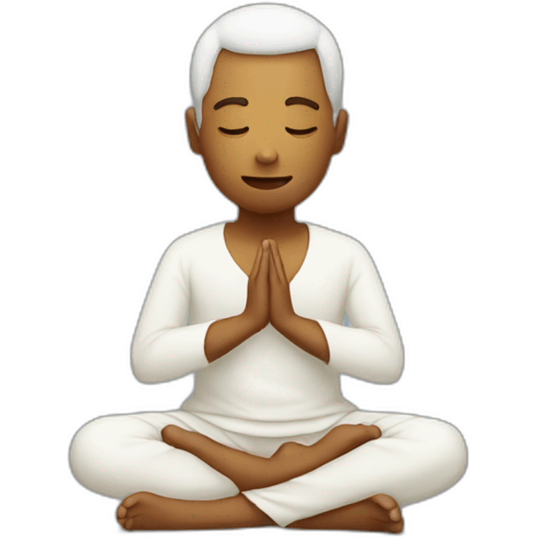 Meditando emoji