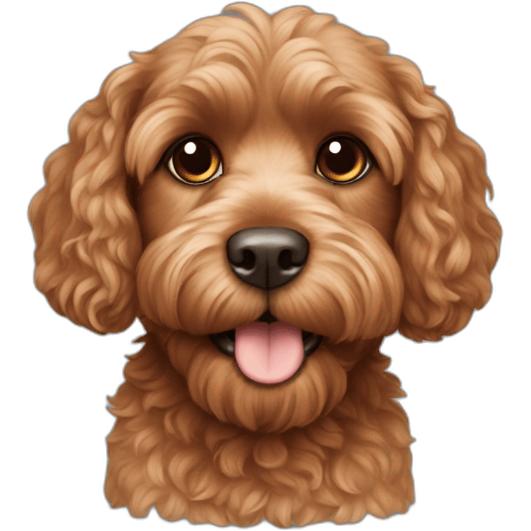 brown cavoodle emoji