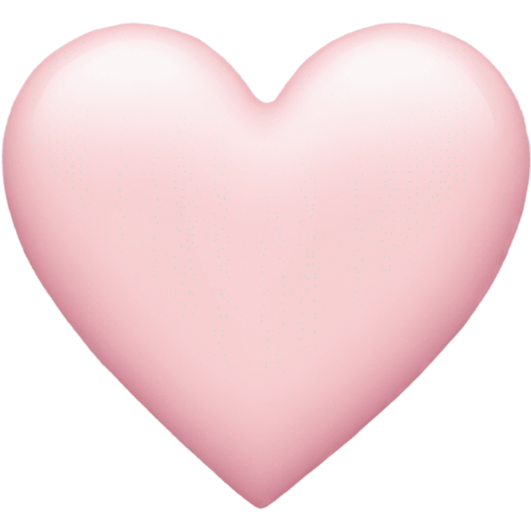 Pastel pink heart emoji