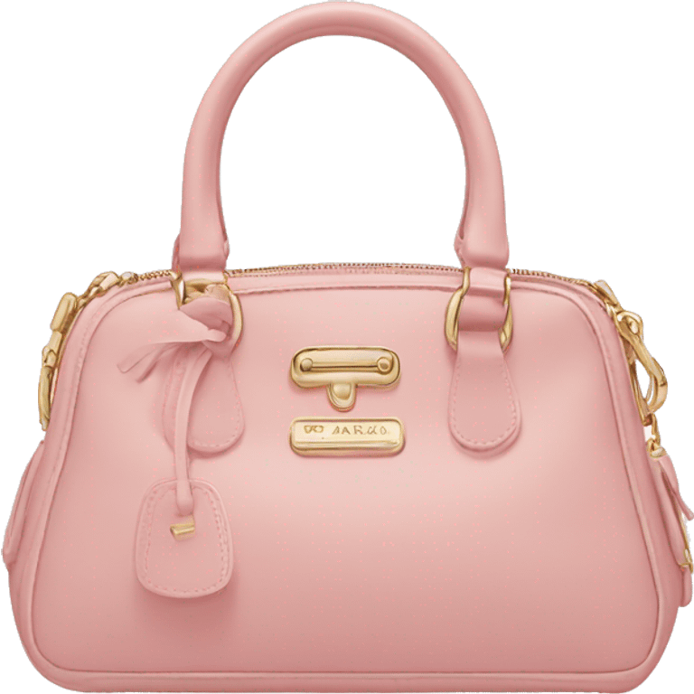 Pastel pink Prada purse  emoji