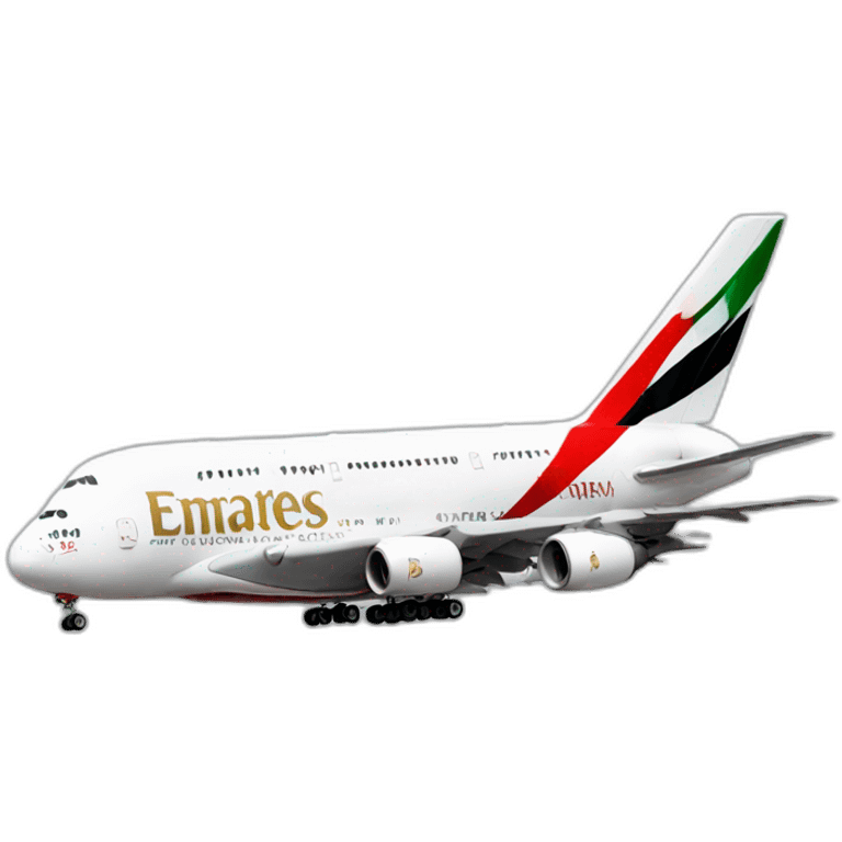 Emirates plane emoji