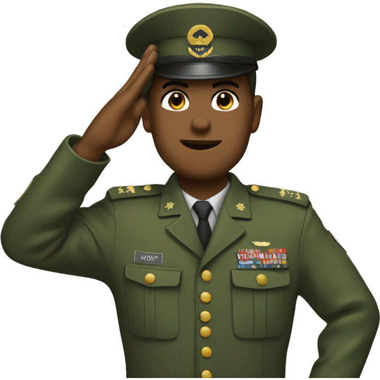 military saluting emoji