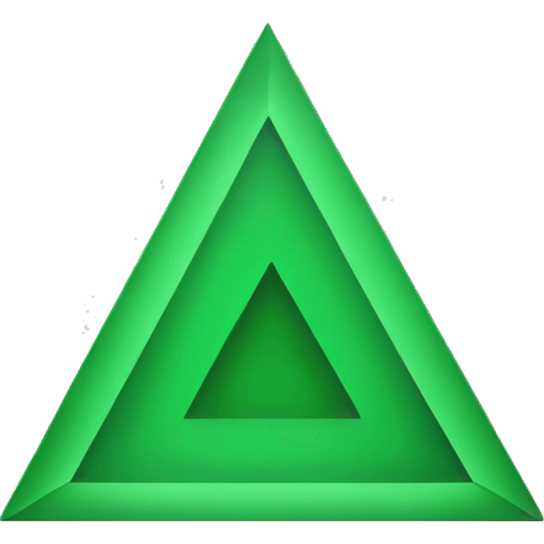 Green upward triangle emoji