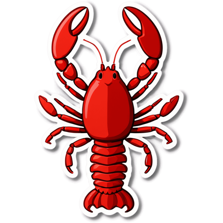 Little red lobster emoji