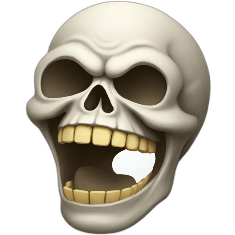 Laughing Skull iOS emoji emoji