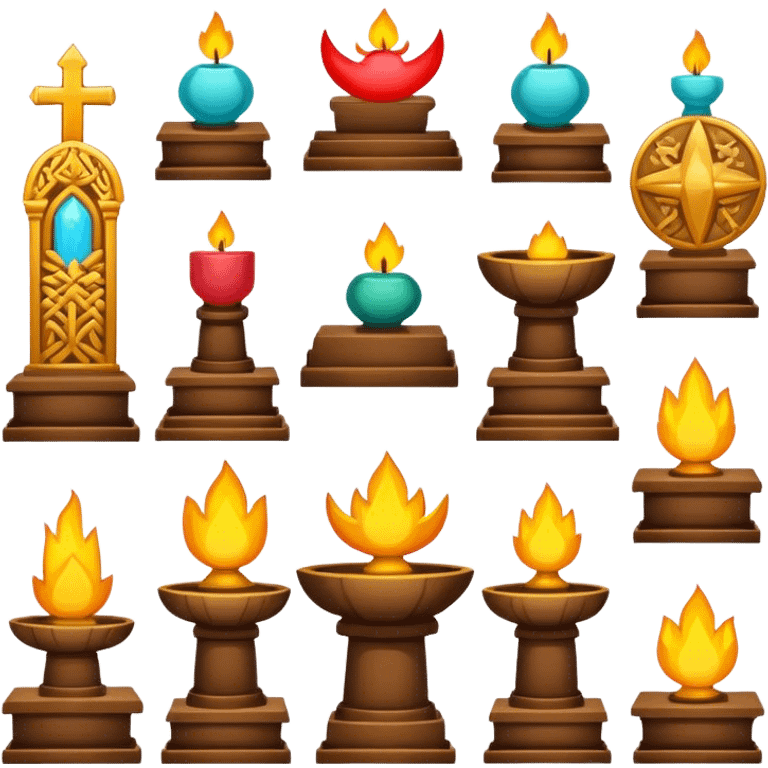 12 sacrificial altars emoji