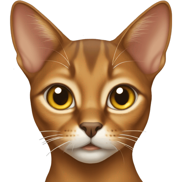 abyssinian cat face emoji