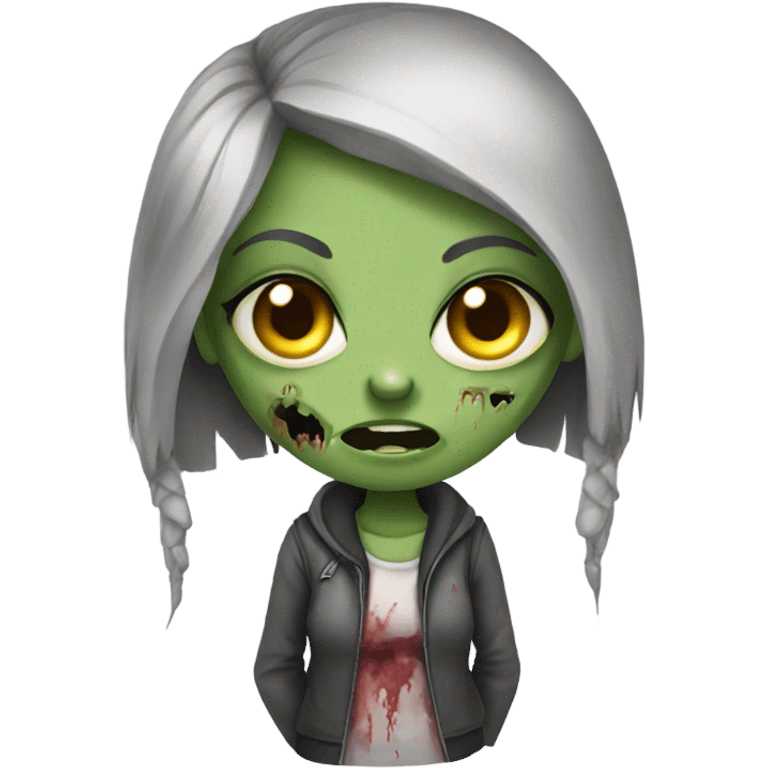 girl zombie emoji