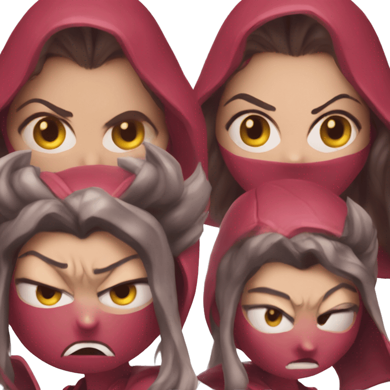 A angry scarlet witch  emoji