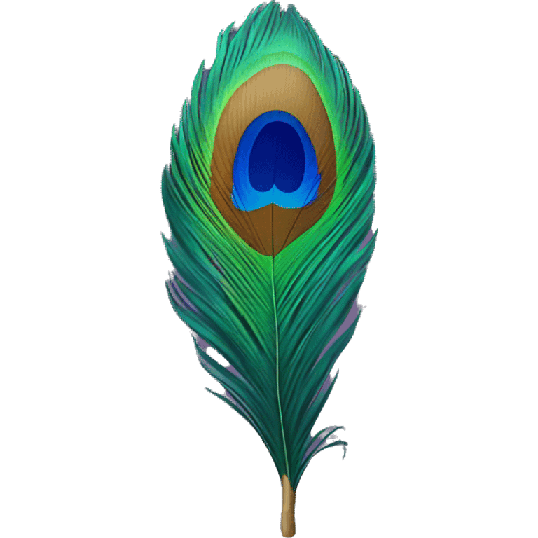 peacock feather emoji