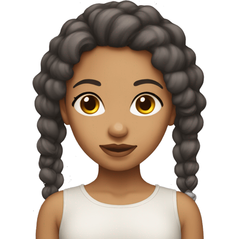 Lightskin girl emoji