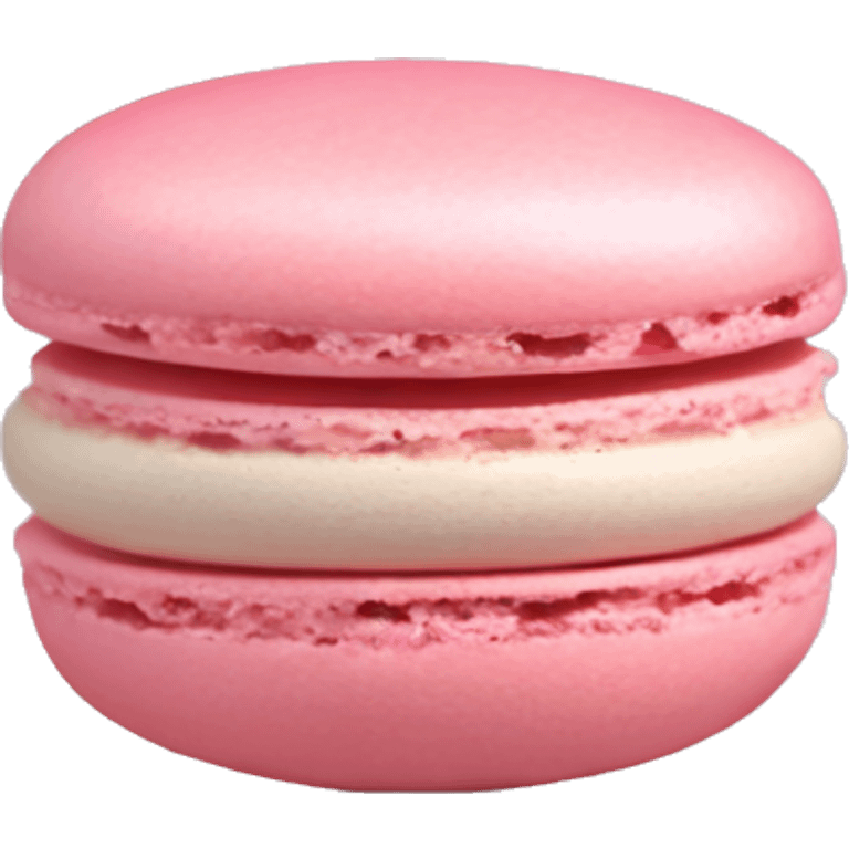 Soft pink macaron emoji