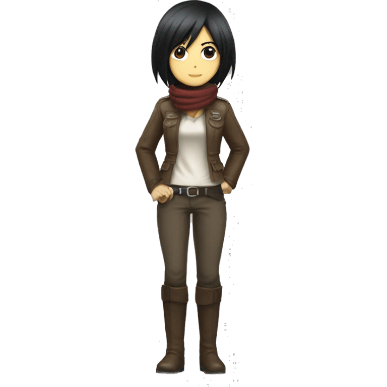 character mikasa ackerman emoji