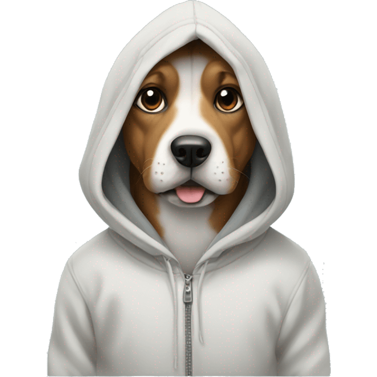 dog in hoodie emoji