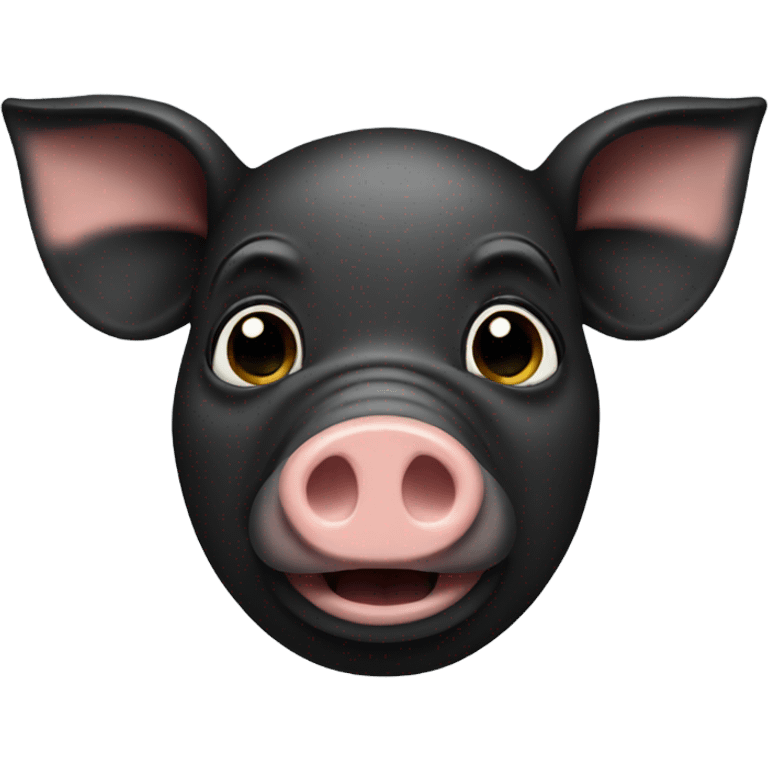 black pig  emoji