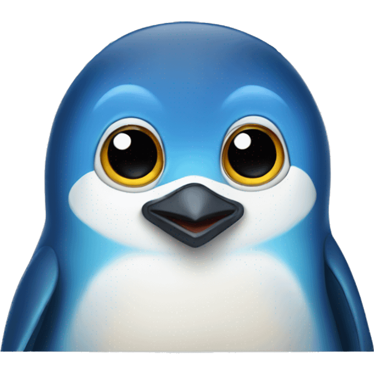 blue penguin  emoji