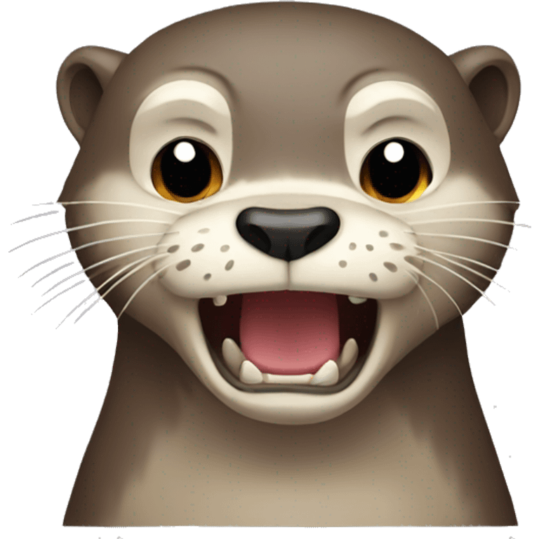 angry otter emoji