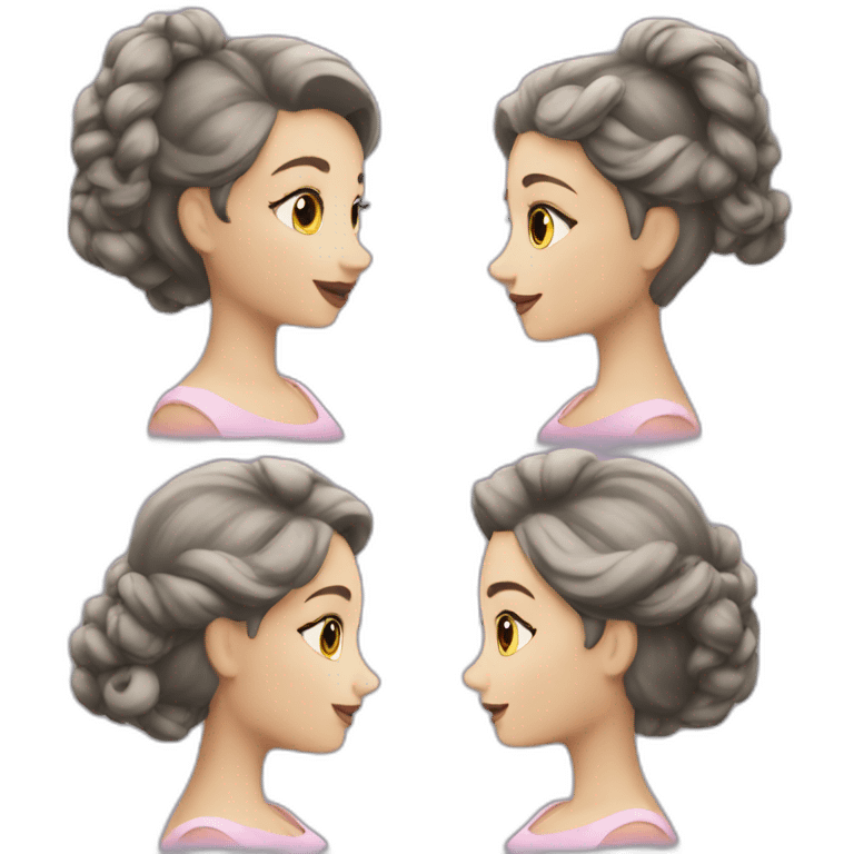 elegant grils emoji