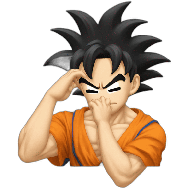 San goku facepalm emoji