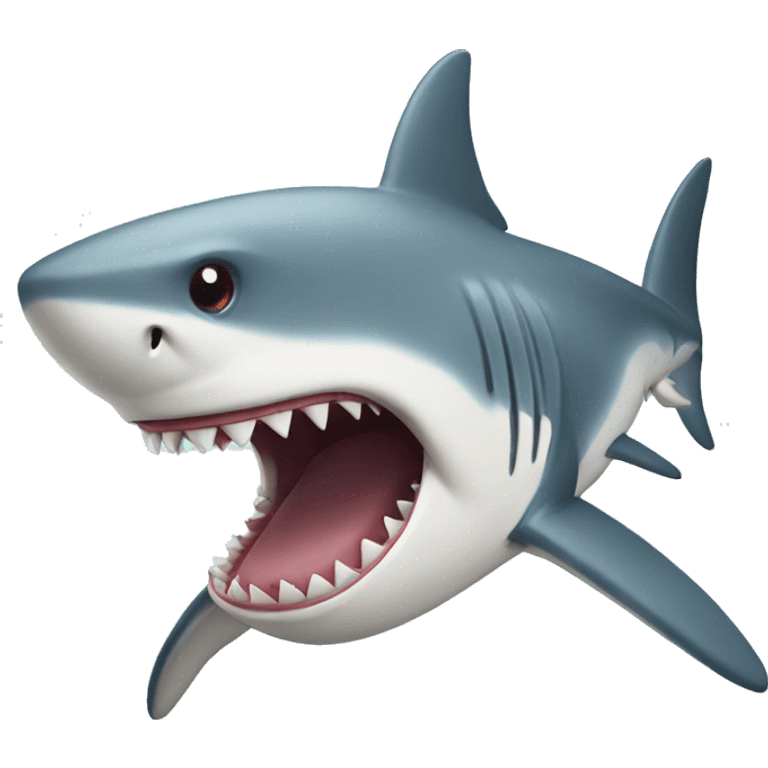 shark with brace emoji