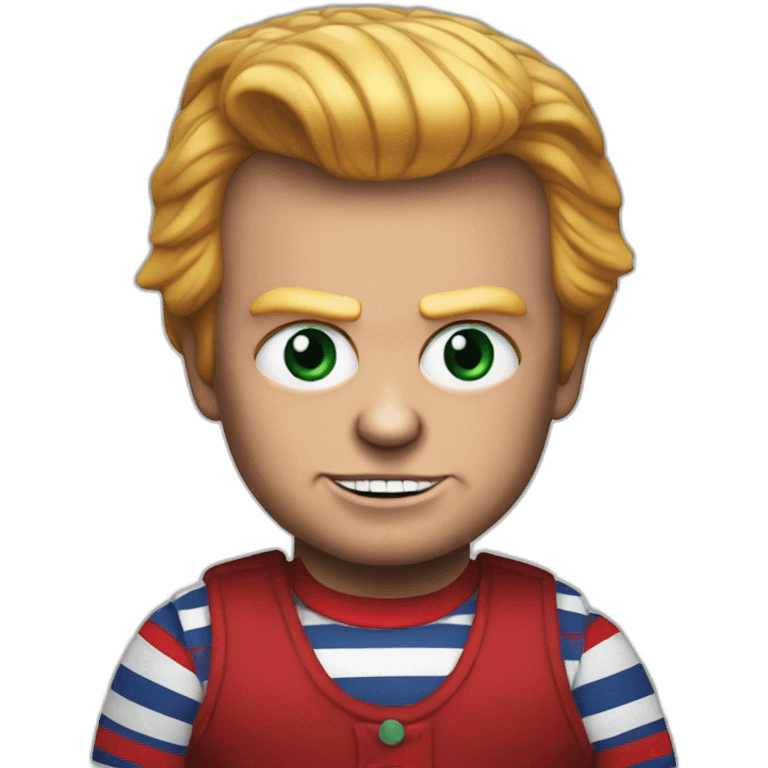 Trump as chucky emoji